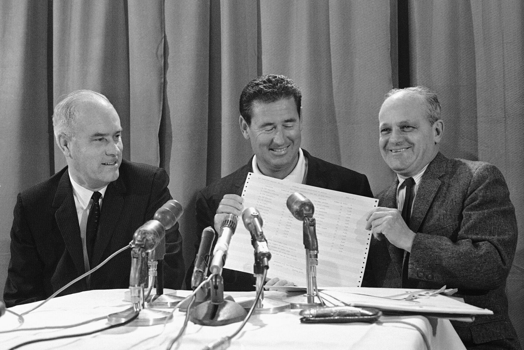 1966: Ted Williams elected to Baseball Hall of Fame